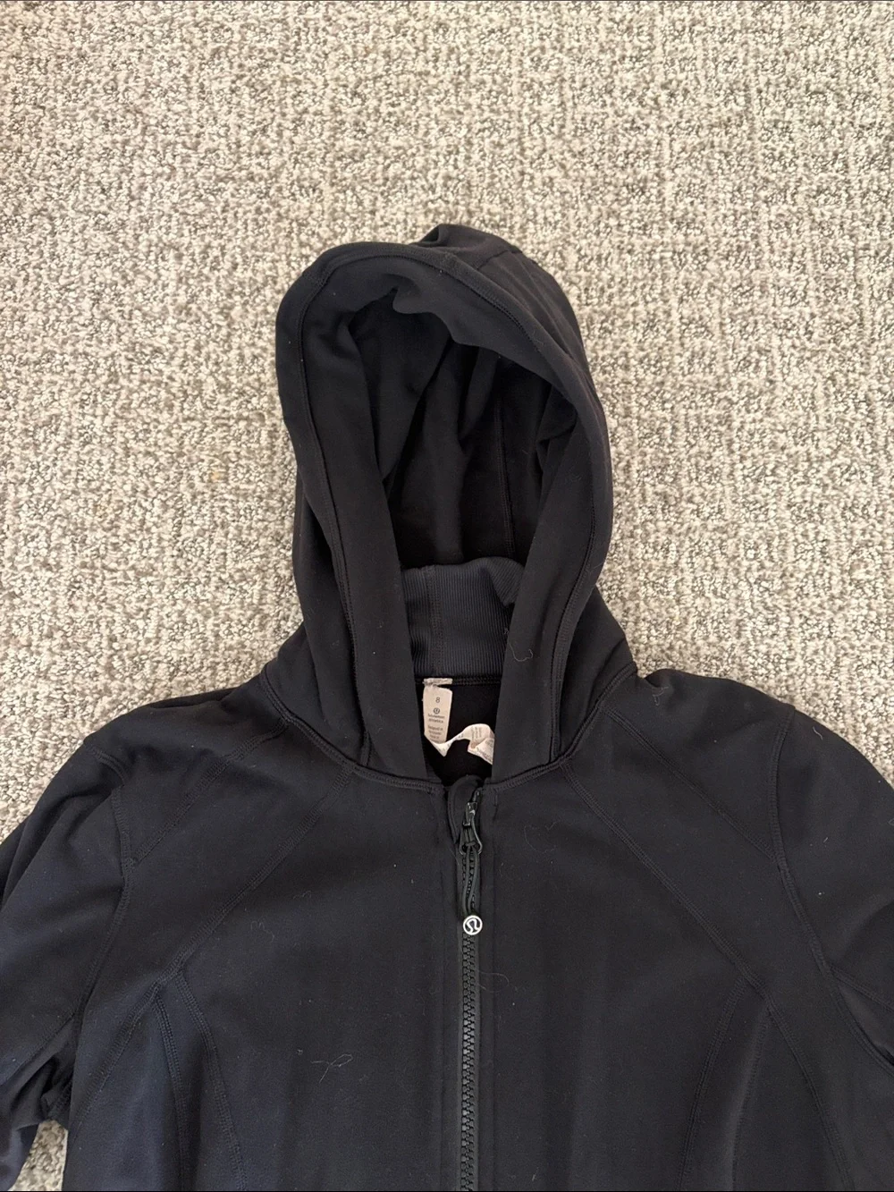 Lululemon Black Full-Zip Hooded Jacket